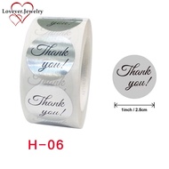 LOVEVER silver paper sticker round sticker personalized DIY holiday decoration sticker