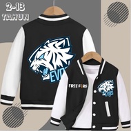 EVOS Baseball Jacket for Kids From Ages 2-3-4-5-6-7-8-9-10-11-12-13 Years/ Latest trendy Stylish Boy