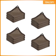 [tenlzsp9] Mesh Shade Cloth Sun Shade Sail Oversized Plants Grow Tent Cover Blocks Net