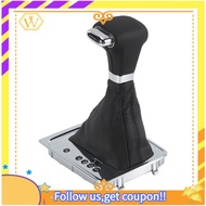 【W】Gear Shift Knob Assembly Gear Shift Knob Gaitor Shifter Stick Lever 3C1 713 203 A 3C1713203A for 