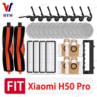 For Xiaomi H50 PRO / OV42GL Robot Vacuum Cleaner Accessories Main Side Brush Mop Cloth HEPA Filter D