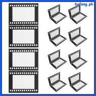 10Pcs Dual Folding 4x6 Cardboard Picture Frames Black Film Reel Style for Photo Booth Prop and Home 