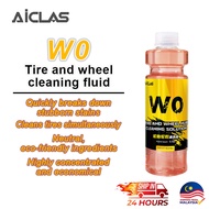 [AICLAS W0] Cecair pembersih tayar dan roda 500ml pekat |Pembersihan tayar kuning  Tidak akan merosa