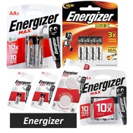 Energizer MAX Battery AA / AAA / C / D / 9V / 2032 / A23 / A27 Bateri Longer Lasting