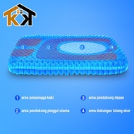 kk alas Duduk Terbaru Bahan Gel Terasa Dingin Lembut Motif Sarang Leba