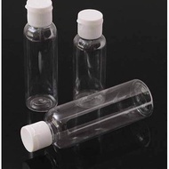 Dispensing bottles, flip-top solution bottles 30ml, 50ml, 100ml