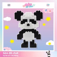 Bearbrick mini panda Model Assembled panda For Children Smart Golf Toys