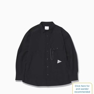 【and wander】light w cloth shirt—XL Nt$4,500免運