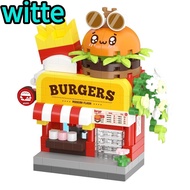 WITTE City Building Blocks, Building Blocks Mini Mini Shop Blocks,  Micro Blocks Micro Block Toys Ch
