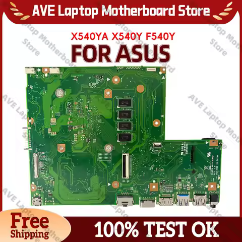 X540YA Notebook Mainboard For ASUS VivoBook X540Y X540YA A540Y D540Y F540Y R540Y Laptop Motherboard 