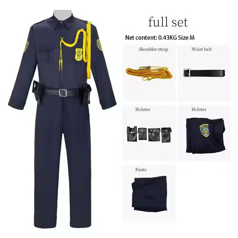 Zootopia cosplay Nick Fox Nick Officer cosplay Halloween carnival costume