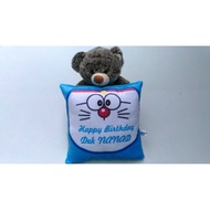 Doraemon Pillow Custom Doraemon Print Pillow Birthday Gift