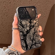 Sketch Black Tree Branche Phone Case For IPhone 17Air 17 16 Pro Max 15 14 Plus 11 ProMax 16E Cellpho