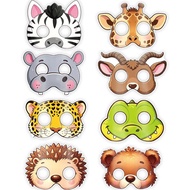 Cute Jungle Animal Mask 8 Children Birthday Party Photo Dress Up Masks yy-27