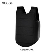 GUOOL Karate Chest Protector Martial Arts Guard Vest Abdominal Armour Belly Ribs Shield with Thick F