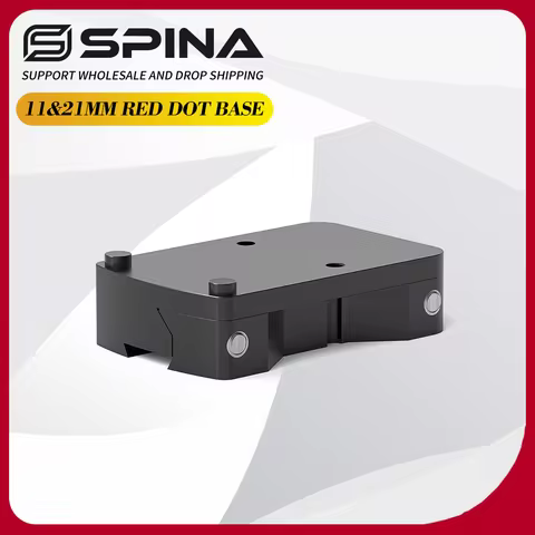 SPINA OPTICS 11&21mm Picatinny&Dovetail Rail Base For S-FR HS407C/507C Red Dot Aluminum Mount