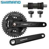 Shimano MTB Bike FC-MT101 3×9 Speed Crankset Square Taper 40-30-22T / 44-32-22T 170mm BB-UN101 Botto