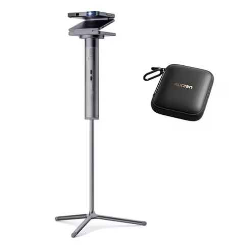 Mini ZIP Tri-Fold Truly Portable DLP Projector with PowerPlay Stand & Bag,Outdoor Mini Projector One