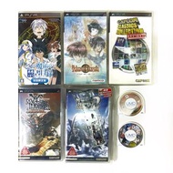 PSP game 遊戲Tales of Eternia/ capcom classic collection /魔法禁書目錄 /Monsters hunter / 頭文字D /chili con ca