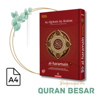 QURAN SAHAJA | SAIZ A4 | QURAN TERJEMAHAN AL-HARAMAIN (FONT BESAR) - no tagging