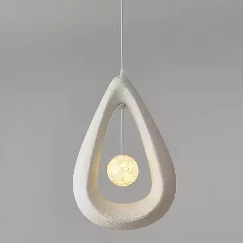 Nordic LED Pendant Light Modern Hanging Lamp for Dining Room Living Room Bedroom Retro Decor Home Li