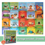 หนังสือเด็กภาษาอังกฤษ หนังสือฝึกภาษา 20 หนังสือ Usborne Farmyard Tales First Experiences English Story Books For Kids Set Picture Book English Learning Reading Book Educational Learning Materials Gift for Beginner