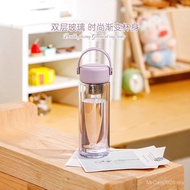 GINT GINT Cup Tea Water Separation Tea Cup Girls Office High-Appearance Large-Capacity Double-Layer 