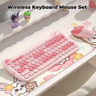 Mofii Wireless Keyboard Mouse Set m800 Cute Cat Keyboard Computer Notebook Office Girl Birthday Gift