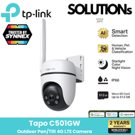 TP-Link ⚡️กล้องวงจรปิดใส่ซิม 4G⚡️Tapo C501GW Outdoor Pan/Tilt 4G LTE Camera กันน้ำ IP66 เชื่อมต่อกล