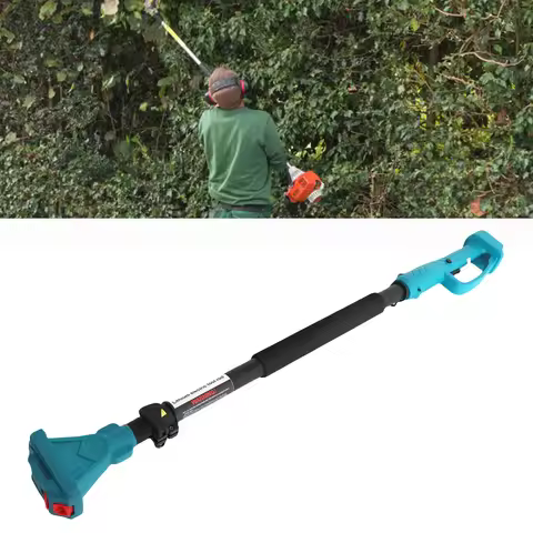 Cordless Pruning Shears Extension Pole Anti Slip Handle Rotating Head Electric Tree Pruner Pole 4.92