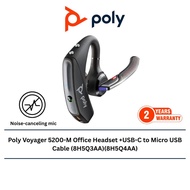 Poly Voyager 5200-M Office Headset +USB-C to Micro USB Cable (8H5Q3AA) (8H5Q4AA) (8R710AA) (8R711AA)