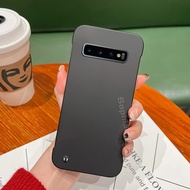 Concise Casing for Samsung Galaxy S10 S10+ Plus G973U G973W G9730 G975U G975W G975U1 Hard PC no bord