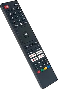 AULCMEET Replacement Remote Control SHWRMC0137N Suitable for 4K UHD Android TV 24EE3E 24EE2UM 55EH7E