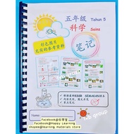 五年级科学笔记 Science Note Standard 5 (KSSR SEMAKAN)