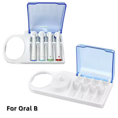 Electric Toothbrush Holder Replacement for Braun Oral B with Brush Head Storage Cover and Charger Ba