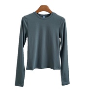 Skims Cotton Jersey Ladies Long Sleeve Round Neck T-Shirt