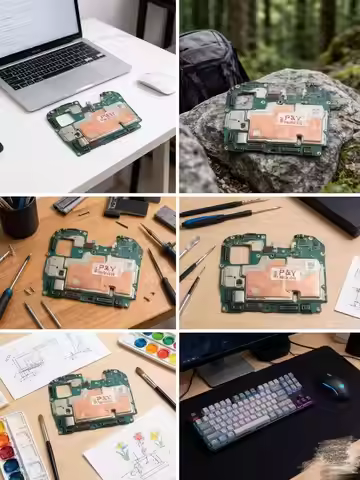 Original Tested Motherboard for Oppo A17, Unlocked Main Board Replacement for Oppo A17 Phone Repair