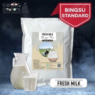 ผงทำบิงซูสำเร็จรูป (Bingsu Powder) สูตร Standard รส นมสด (Fresh Milk) บรรจุ 1 kg แบรนด์สวีทครีเอชั่น