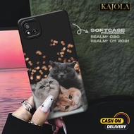 Case Hp Realme C11 2021 - Casing Hp Realme C11 2021 - KAJOLA - Fashion Case KUCING - Kesing Realme C