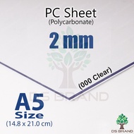 [ PC Sheet ] 2 mm A5 PC Sheet Polycarbonate Sheet