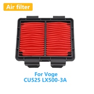 For voge CU525 CU-525 CU 525 LX500-3A LX500 Motorcycle Accessories Air Filter Intake Cleaner Element