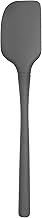 Tovolo Flex-Core All Silicone Spatula, Tapered Edge, Ergonomic Handle, Heat Resistant, Charcoal