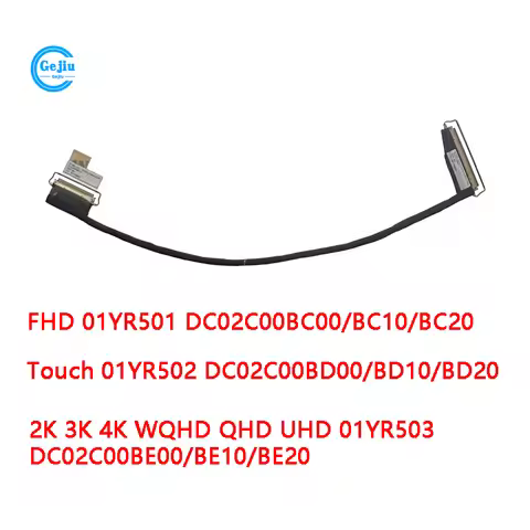 New Original Laptop LCD FHD EDP WQHD QHD UHD Cable For Lenovo Thinkpad T480 A485 ET480 01YR501 DC02C