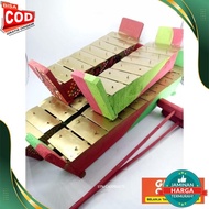 [Latest Stock] Gamelan Children's Motif Traditional Gamelan Musical Instrument/ Gamelan Kenong Java 