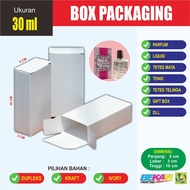 mbp box packaging kotak sabun / kemasan dus botol parfum 30 ml 5x3x10