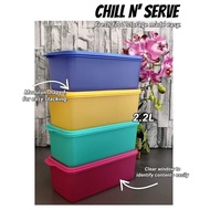 Tupperware Chill N Serve (4) 2.2L OR (2) 3.1L