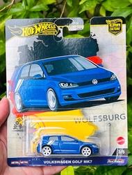 Hobby Store xe mô hình Hot Wheels Premium Volkswagen Golf MK7 Xanh Dương