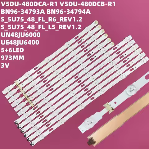 LED backlight strip for S_5U75_48_FL L5 R6 BN96-34793A 34794A UE48JU6000 UE48JU6400K UE48JU6450 V5DU