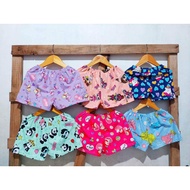 3pcs Pranela Shorts for Girl and Boys Kids aged 0-8yr Old assorted Character Kids Shorts Girls Short