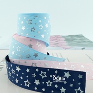 Stars_grosgrain Ribbon 25mm (5 Yards/10 Yards)
